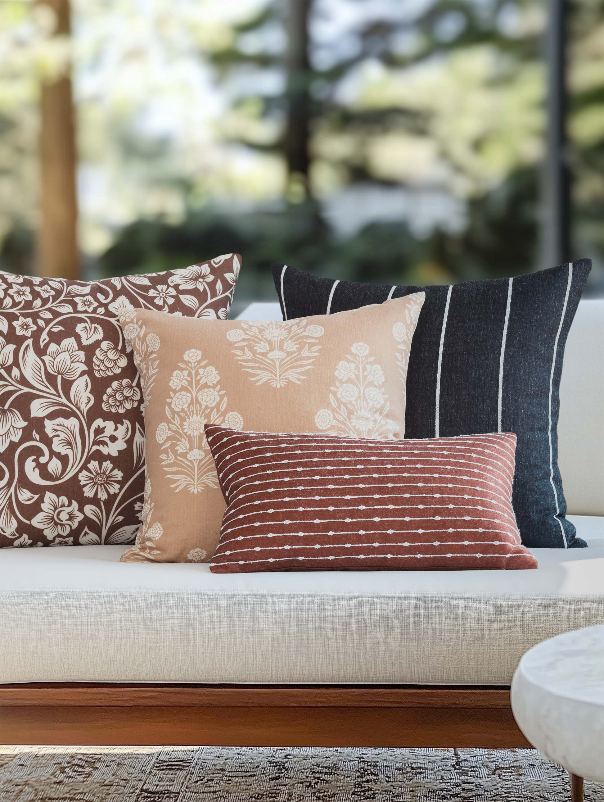 Rust Decorative Pillow Cover