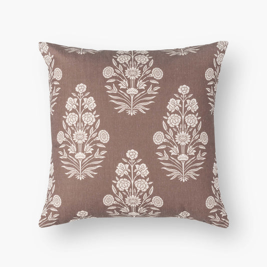 Outdoor Floral Pillow Cover